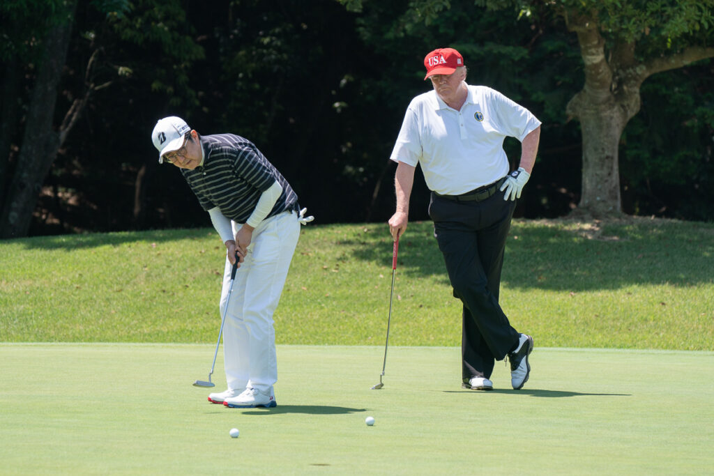President Channels James Bond As He Credits Legendary Actor For Backing New Golf Course Donald Trump Golfing