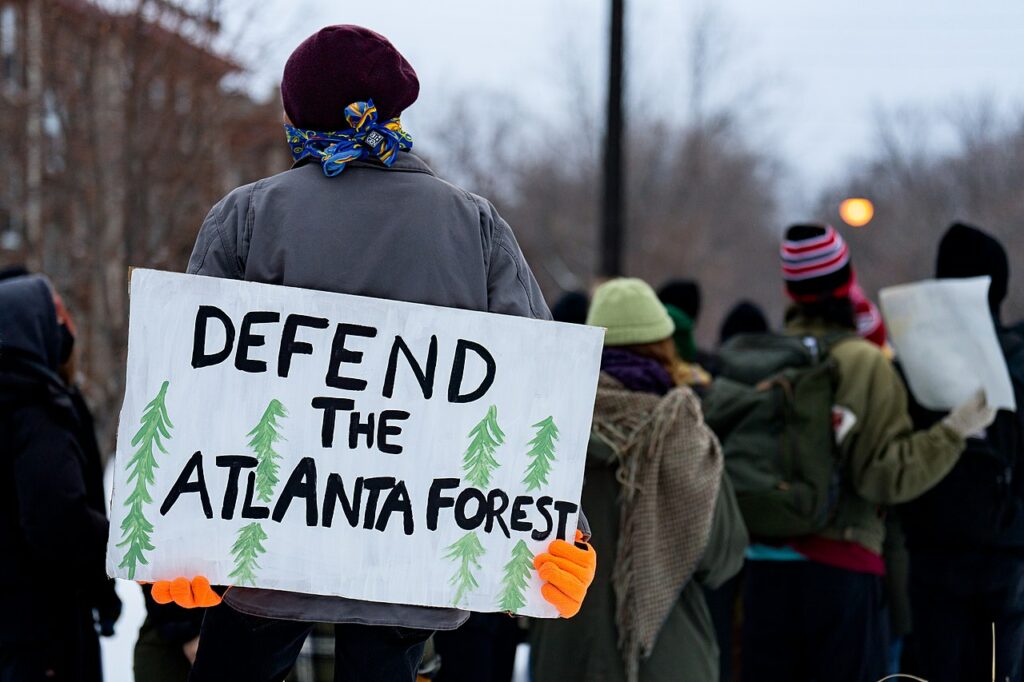 ‘Forest Defenders’ Torch Atlanta’s Future ‘Cop City’ Site Cop City